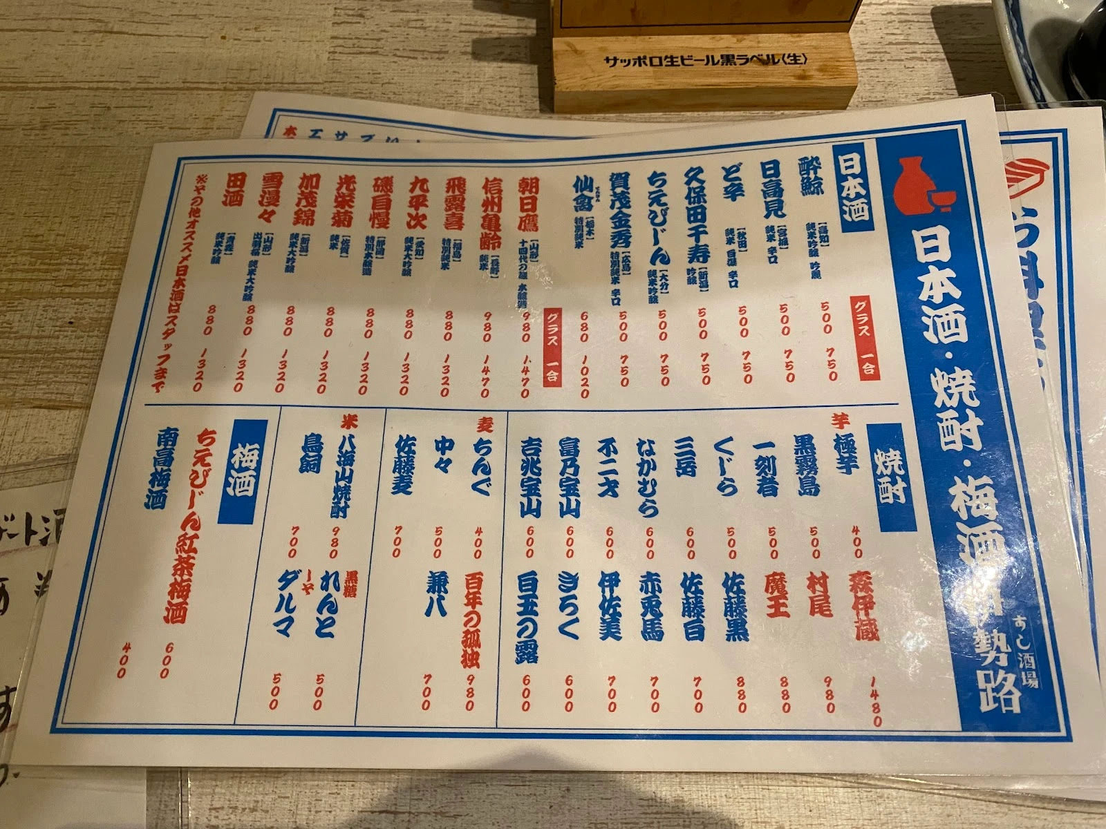 すし 伊勢路 メニュー写真 9